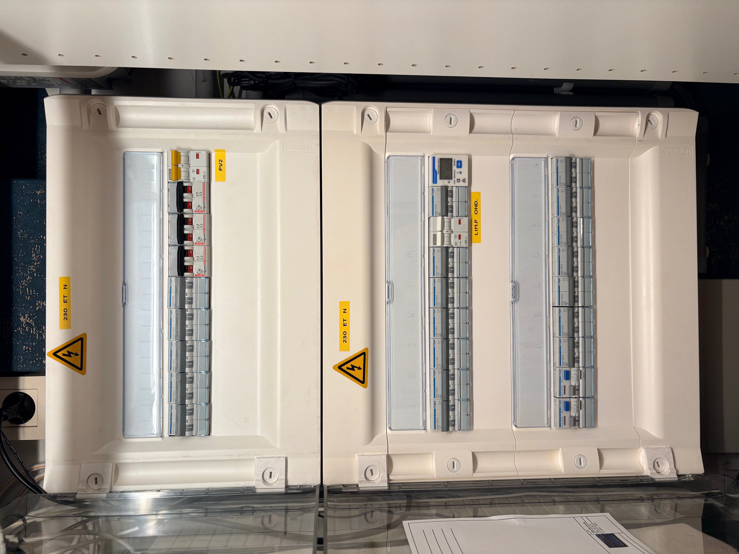 Électricité - Exemple de réalisation. - LAFORGE de l'habitat Liège